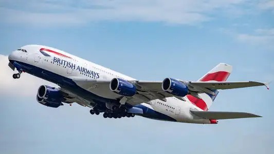 英国航空公司在冬季削减10,000个航班