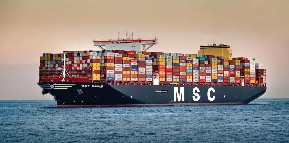 MSC修改了印度出口货物的超重附加费